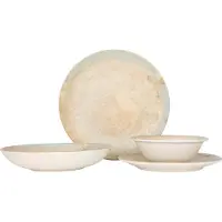 Bonna Set de vaisselle (Medium) - Luz - 24 pièces - 6 personnes - Porcelaine