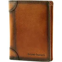 Bruno Banani Cuir porte-monnaie Wallet Cognac brun