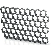 Nabbi Dalles de gazon - - Noir - 1,1 m² - Rectangulaire - Synthétique