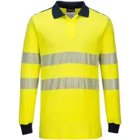Portwest Polo Haute Visibilité Ignifugé Couleur : Jaune/marine Taille Xxxl -