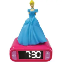 Disney Princess Réveil avec veilleuse 3D Disney Princesse Cendrillon