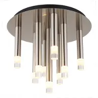 Globo Lighting Suspension design Ryan Nickel 9 lumières
