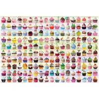 Eurographics Puzzle Cupcakes colorés 2000 pièces