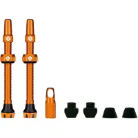 Muc Off Tubeless Valve Kit V2 Universal pour VTT & route, couleur:orange, taille:44