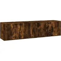 vidaXL Ensemble de meubles TV 3 pièces chêne fumé bois composite