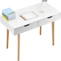 Vevor Petit bureau avec tiroirs pour chambre à coucher