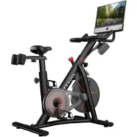 Yesoul G1M Max vélo de fitness, écran FHD 21,5", 4 haut-parleurs de 30 W, son à 360°, résistance magnétique, silencieux et streaming illimité
