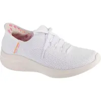 SKECHERS Slip-Ins : Ultra Flex 3.0 - Morning Blosso 150441-WHT, Baskets, Femme, Blanc