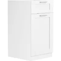 VCM Meuble de cuisine | Dimensions env. H. 82 x W. 40 x D. 46 cm | Armoire inférieure avec porte tournante et tiroir en style maison de campagne | Mobilier de cuisine - Colura