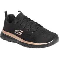 SKECHERS GRACEFUL 12615-BKRG chaussures de sport pour enfants - noir r. 36.5