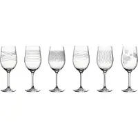 Leonardo Casella Verre à vin TEQTON avec diagrammes 430 ml, clair (pack de 6)
