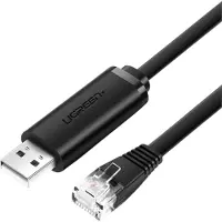 UGREEN Cm204 Console Cable, Usb - Rj45 for Network Devices, 1.5M (Black)