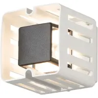 Konstsmide LED lampe d'extérieur Pescara Square 11 cm blanc