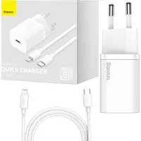 Baseus TZCCSUP-B02 chargeur pour appareils mobiles Blanc Intérieur