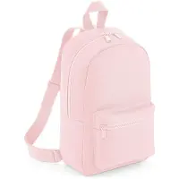 Bagbase BG153 | Mini Essential Fashion Backpack / 23 x 35 x 12 cm - Couleur : Powder Pink - Taille : 23 x 35 x 12 cm