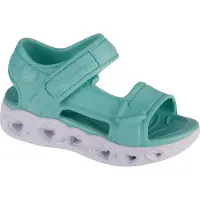 SKECHERS Heart Lights Sandal - Always Flashy 308045N-MNT, Sandales, pour filles, Menthe