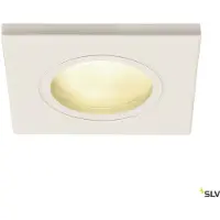 SLV Dolix Out luminaire encastré IP65 GU10 230V blanc rectangulaire