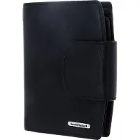 Bruno Banani Cuir porte-monnaie New York Wallet with Flap Black noir