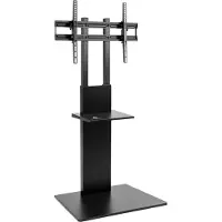 Macleans Support TV au sol avec étagère 37-70" Support Support TV max 40kg max VESA 600x400 Réglable en hauteur