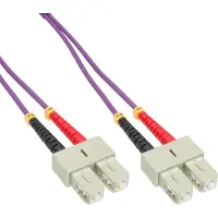 InLine 83555P LWL Duplex Kabel, SC/SC, 50/125µm, OM4, 0,5m