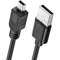 Akyga , Câble de charge et de synchronisation USB / USB mini-B 1m, noir