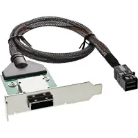 InLine Support adaptateur SAS HD à profil bas ext. SFF-8088 à int. SFF-8643 0.5m