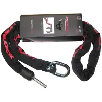 Trelock Chaîne à encastrer Zr455 140/8 noir P-O-C