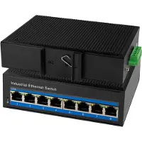 Logilink Professional NS201P Industrial Fast Ethernet PoE Switch, 8 ports