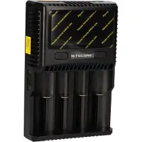 Nitecore SC4 Chargeur rapide 4 baies avec écran LCD couleur