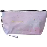 Clayre & Eef Trousse de toilette femme 23x13 cm Rose Polyester Licorne