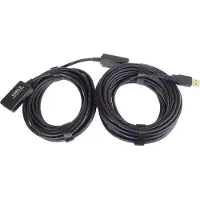 PremiumCord Câble d'extension USB 2.0 actif 25m, noir