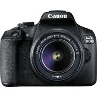 Canon eos 2000d kit appareil photo reflex 24,1mp wifi nfc + objectif 18-55is + étui sb130 + sd 16gb