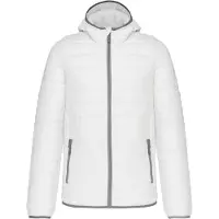 Kariban Veste matelassée légère pour hommes avec capuche
