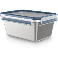 EMSA Boîte alimentaire 2l inox - - N1150600 - clip & close inox