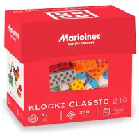 Marioinex Classic Building Blocks Construction Game 210 Pieces Multicolore Enfants