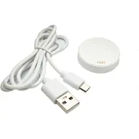System-S Câble USB 2.0 80 cm Station de charge pour Huawei Watch 1 Smartwatch Adaptateur 5V en blanc