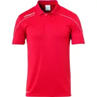 Uhlsport Stream 22 Short Sleeve Polo Rouge 13-14 Years Garçon