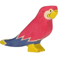 Holztiger Figurine en bois Perroquet - Pour enfant à partir de 3 ans
