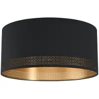 Eglo Esteperra Plafonnier moderne 1 lumière acier noir