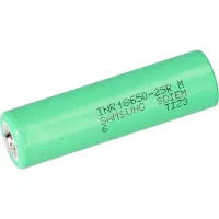 Samsung INR18650-25R 3,6 V 2500 mAh 20 A à bouton supérieur