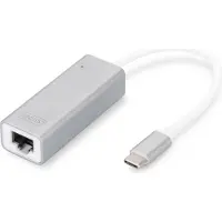 Digitus Usb Type C 3.0 Gigabit Ethernet Adapter Blanc,Gris