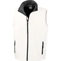 Result Core - Veste sans manches - Homme (M) (Blanc / Noir) - UTRW3699