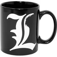 Sans marque Tasse en céramique Death Note - L & Rules (320 ml)