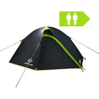 Peme Tente Taurus 2 places, tente de camping, tente dôme, tente de randonnée, imperméable (4 000 mm), tente igloo à 2 entrées, tente de festival, tente de randonnée, tente de backpacking