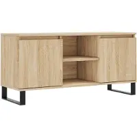 vidaXL Armoire TV Chêne Sonoma 104x35x50 cm Bois composite
