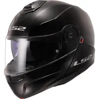 LS2 Casque modulable LS2 FF908 STROBE II Solid Noir Brillant taille XS