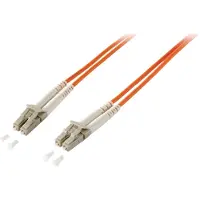 Equip Om3 Sc 15 M Fiber Optic Cable Doré