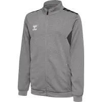 Hummel Veste de survêtement pierre / blanc