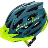 Meteor Marven I casque de vélo homme femme enfant MTB rollerhelm S 52-56 cm vert / vert foncé