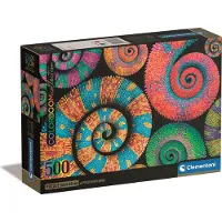 Clementoni , le Puzzle européen Made in Italie Puzzle Colorboom - Queues Enroulées - 500 à 999 pièces